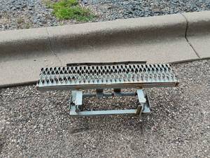 lot 42 image: STEEL STEP ON WHEELS