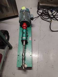 lot 50 image: FOOD GRADE ELECTRIC SCREW PUMP