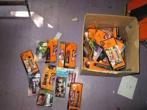 Box of Halloween tube makeup...