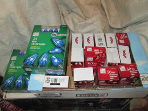 Multiple box lot of Christmas LED a...