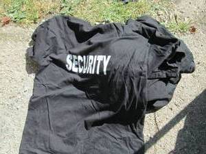 Lot of SECURITY printed T Shirts size XL