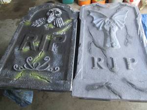 (3) 36 LED graveyard tombstones...