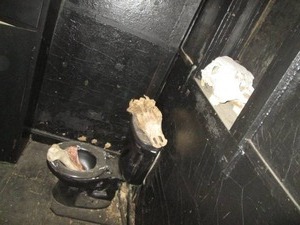 Entire contents of the bathroom, in...