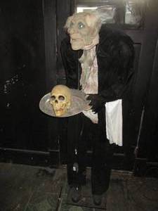 Life size light up hunchback Butler...