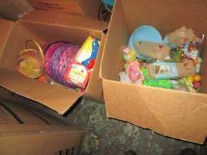 (2) Box lot of Easter supplies and ...