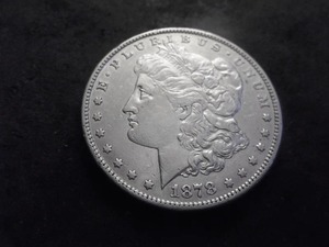 lot 1 image: 1878 Morgan Silver Dollar 3rd Reverse