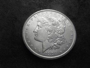 lot 2 image: 1878 CC Morgan Silver Dollar