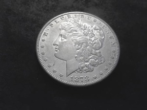 lot 3 image: 1878 S Morgan Silver Dollar