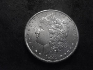 lot 12 image: 1881 S Morgan Silver Dollar