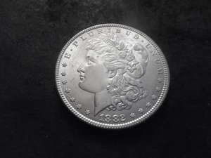 lot 13 image: 1882 Morgan Silver Dollar