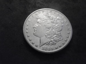 lot 22 image: 1885 S Morgan Silver Dollar