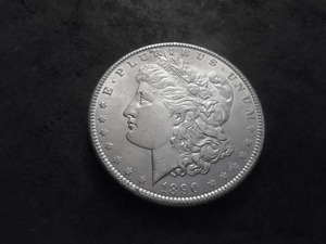 lot 27 image: 1890 Morgan Silver Dollar