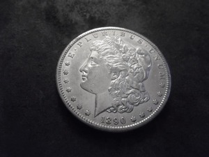 lot 29 image: 1890 S Morgan Silver Dollar