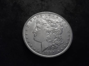 lot 30 image: 1891 Morgan Silver Dollar