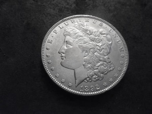 lot 33 image: 1892 Morgan Silver Dollar