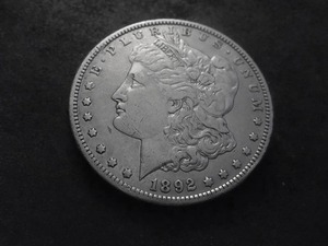 lot 34 image: 1892 S Morgan Silver Dollar