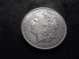 lot 45 image: 1904 Morgan Silver Dollar