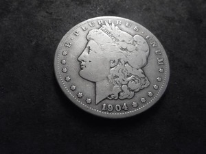 lot 46 image: 1904 S Morgan Silver Dollar