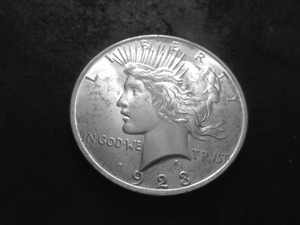 lot 47 image: 1923 Peace Silver Dollar