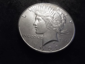 lot 50 image: 1928 S Peace Silver Dollar
