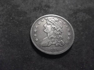 lot 58 image: 1834 Capped Bust Quarter