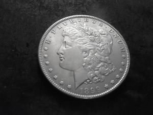 lot 37A image: 1899 Morgan Silver Dollar