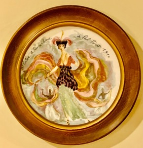 lot 98 image: Two Les Femmes Du Siecle Framed Collector Plates
