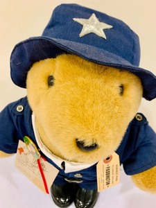 lot 158 image: Vintage 1991 Paddington Bear - Eden Toys Vintage Police Officer Bear