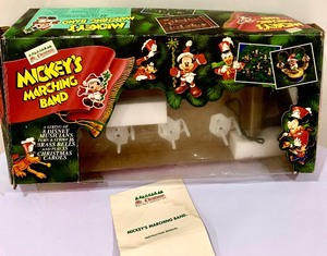 lot 87 image: 1994 Animated Mr. Christmas Mickeys Marching Band Disney