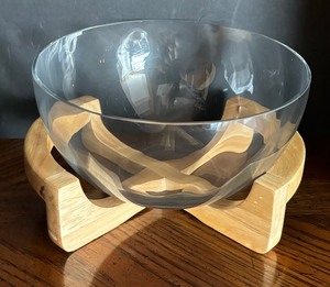 lot 32 image: Wooden Salad Serving Set