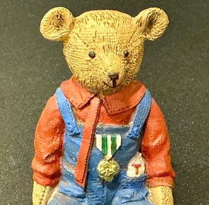 lot 207 image: Sarahs Attic Michaud Collection Teddy Bear Figurine Tommys Bear Limited Ed