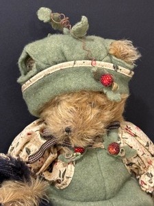 lot 124 image: Artisan Crafted Bear Doll by Bunnies by The Bay