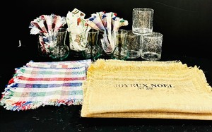 lot 164 image: Get Ready for Dinner with Lowballs, Vases, Placements and Napkins