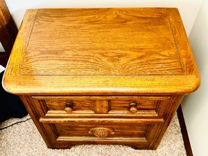 lot 232 image: Vintage Dixie Bedside Table