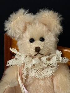lot 137 image: Collectible Paula Egbert Handcrafted Mohair Bear Doll  Teddy Bear Haven Hand Crafted Mohair Teddy Bear