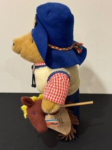 lot 143 image: Vintage Paddington Bear Western Cowboy  Limited Edition Paddington Bear Cowboy
