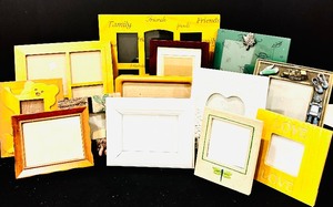 lot 261 image: Wooden, Ceramic, White and More Picture Frames