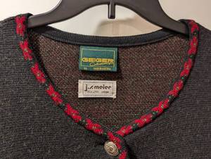 lot 274 image: Geiger Floral Wool Long Cardigan