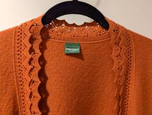 lot 275 image: Geiger Orange Wool Cardigan