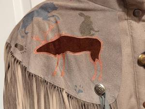 lot 279 image: SFR Southwestern Suede Accent Jacket