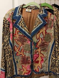 lot 287 image: Three Fun Pattern Womens Jackets