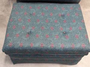 lot 299 image: Thomasville Armchair and Ottoman