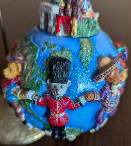lot 308 image: Christopher Radko Teddies Around the World Ornament