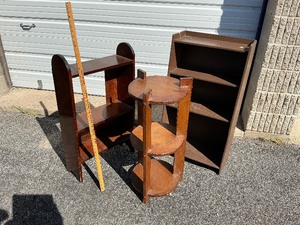 Three Wood Shelves