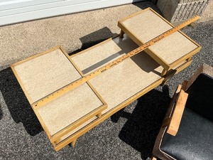 Mid Century Modern Coffee Table wChilds Chair