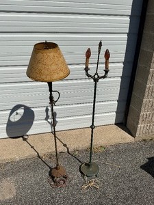 Two Antique Lamps