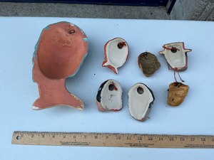 Vintage Wall Mask Lot