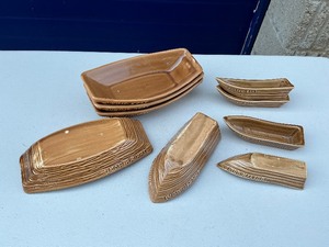 Shrimp & Butter Boat Serving Dishes