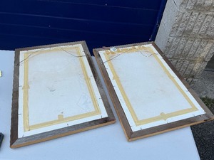 Pair of Framed Winchester Calendars