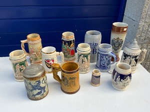 Beer Stein Lot